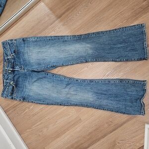 American Eagle Hipster Denim Blue Jeans short Size 4 Short